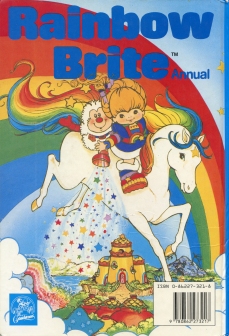 Rainbow Brite Annual Back