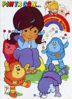 Spanish Indigo Rainbow Brite Coloring Book