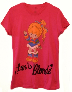 Rue 21 Love is Blonde Rainbow Brite T-Shirt