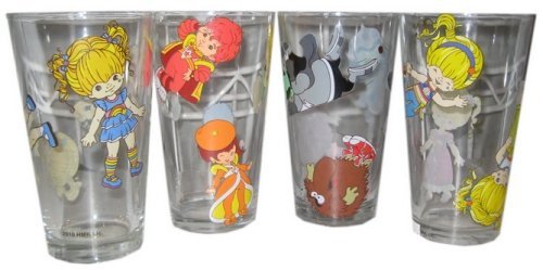 Spencers Rainbow Brite Pint Glasses