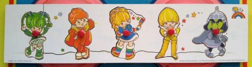 5 piece British Rainbow Brite Puzzle