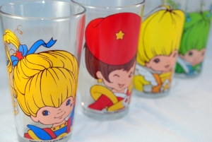 Rainbow Brite Drinking Glasses from Spencers